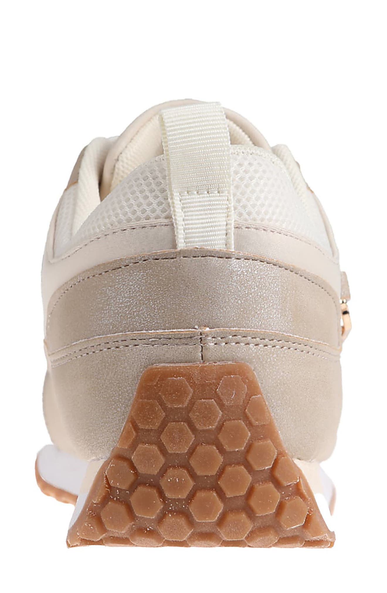 bebe Mixed Media Jogger Sneaker, Alternate, color, 