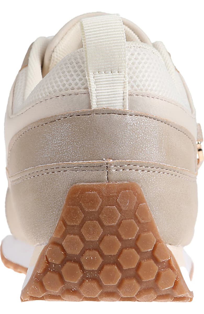 bebe Mixed Media Jogger Sneaker, Alternate, color,