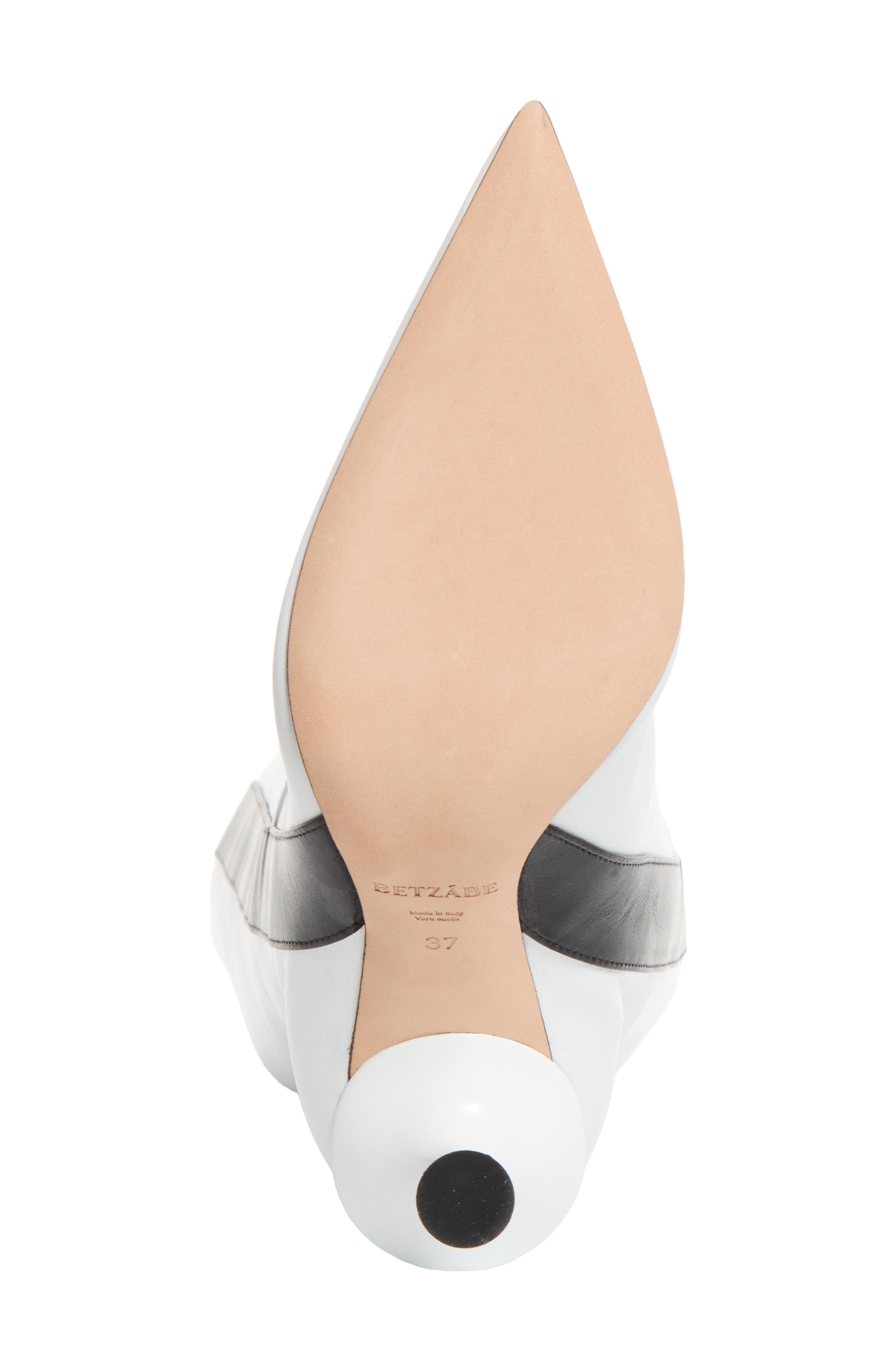 Bree Pointed Toe Thigh High Boot, Alternate, color, WHITE CALF