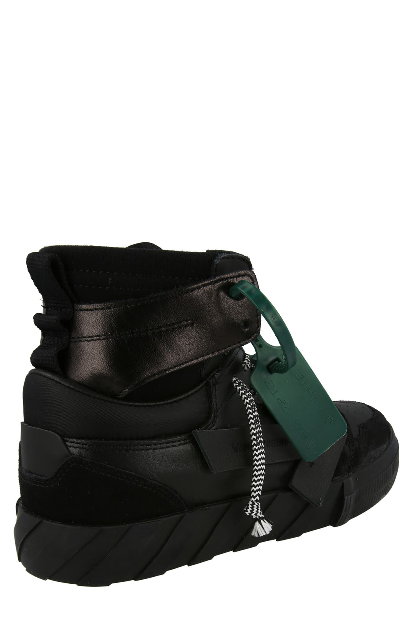 Off-White Vulcanized High Top Sneaker, Alternate, color, 