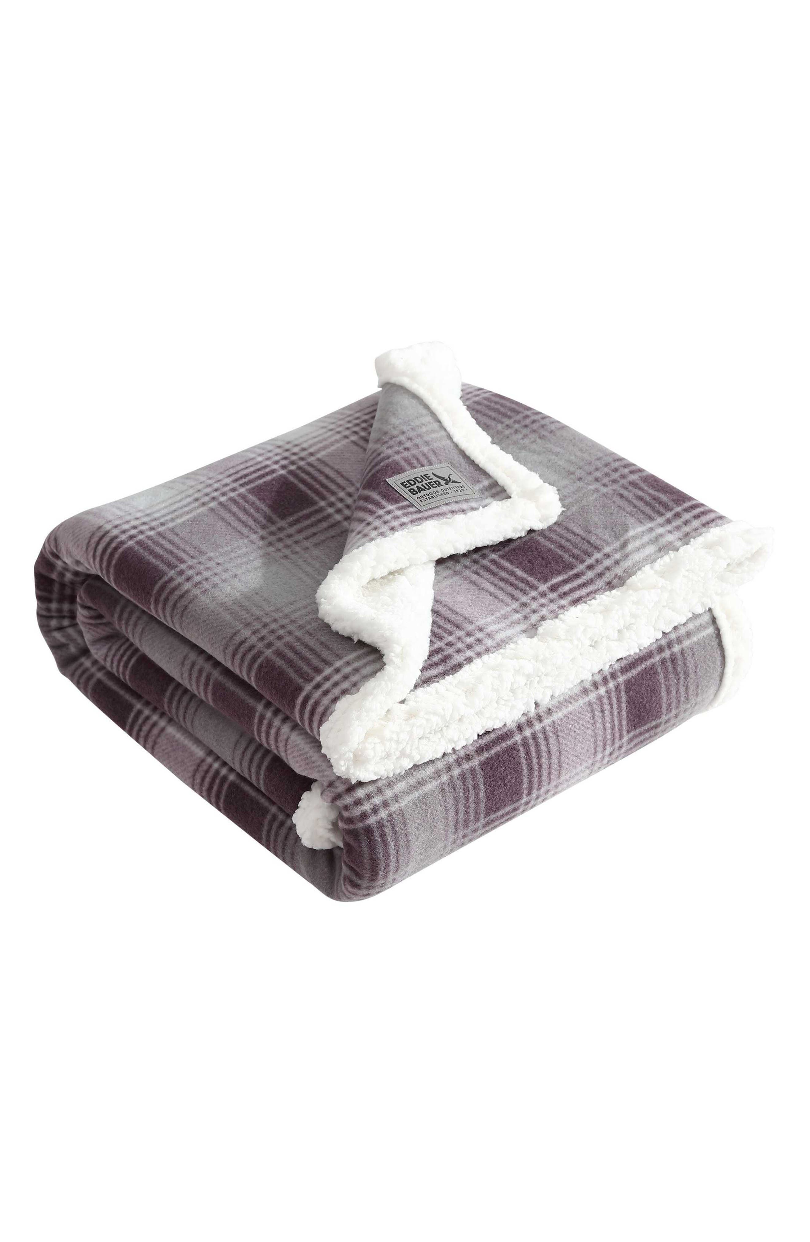 Eddie Bauer Nordic Plaid Throw Blanket