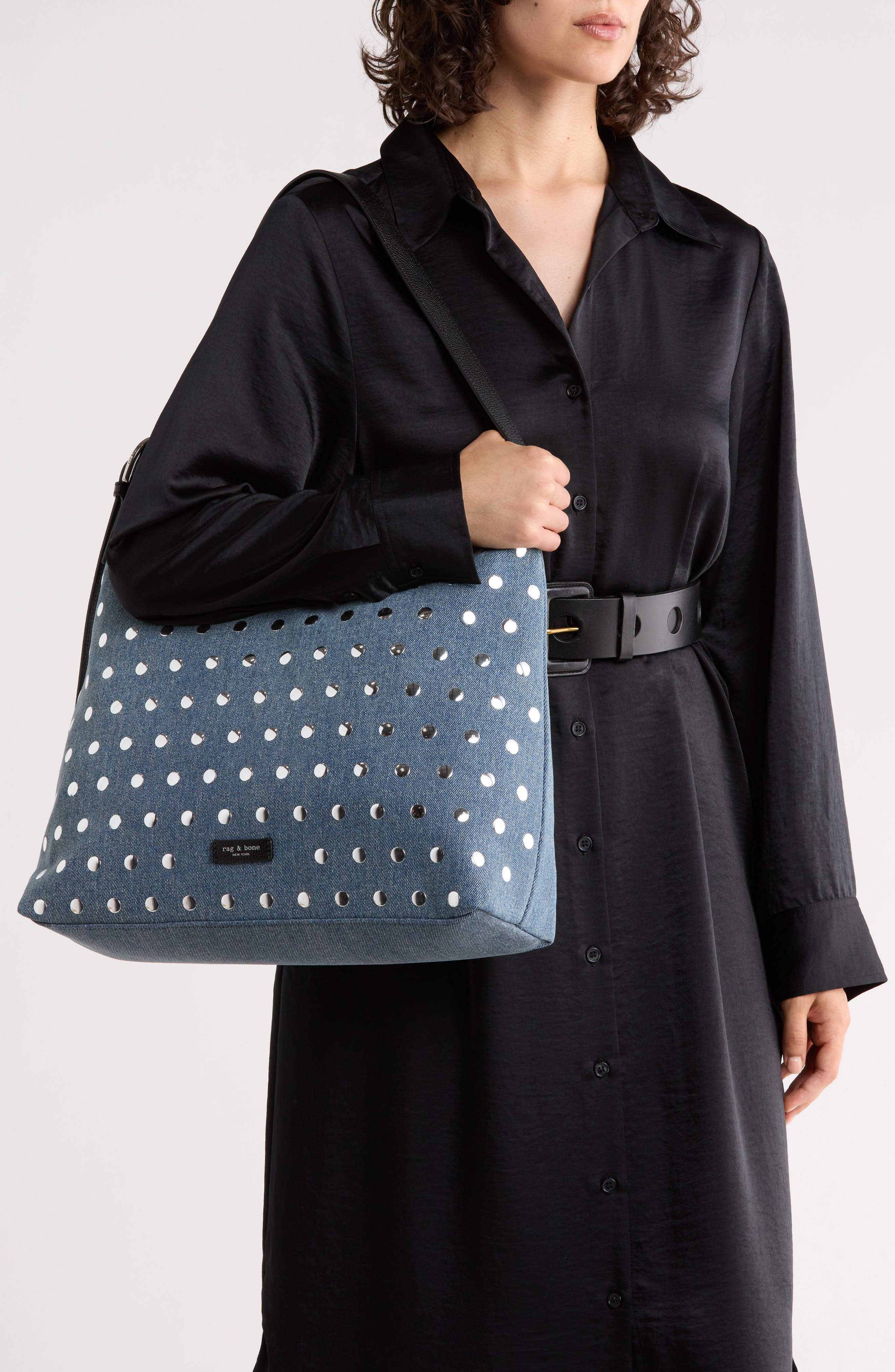 rag & bone Williamsburg Hobo Shoulder Bag, Alternate, color, Den