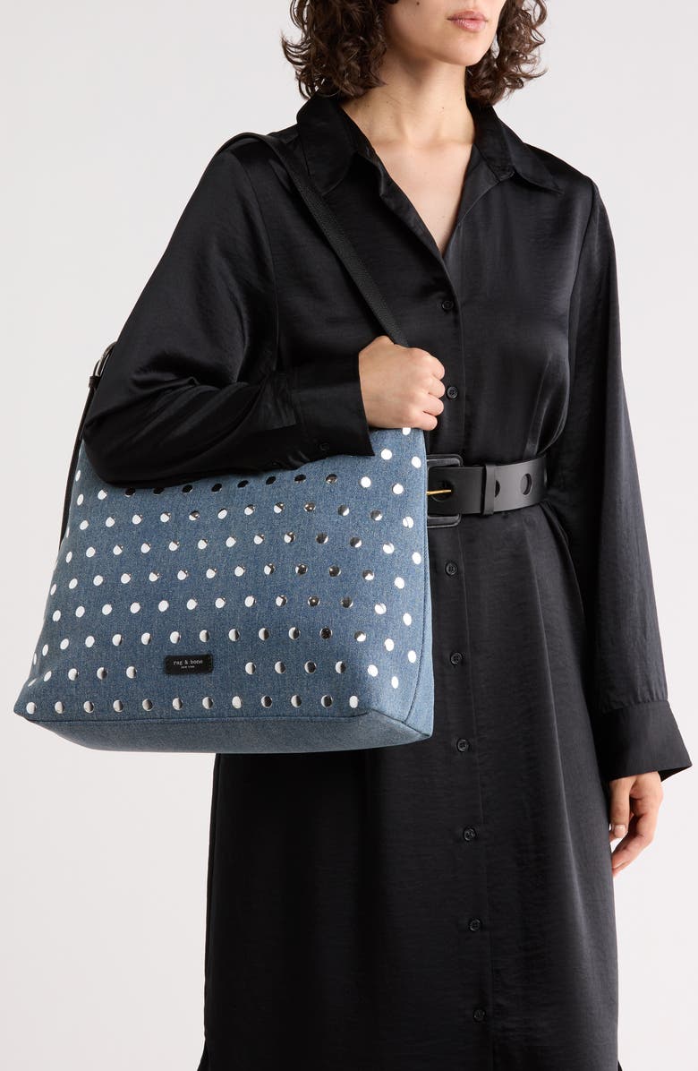 rag & bone Williamsburg Hobo Shoulder Bag, Alternate, color, Den