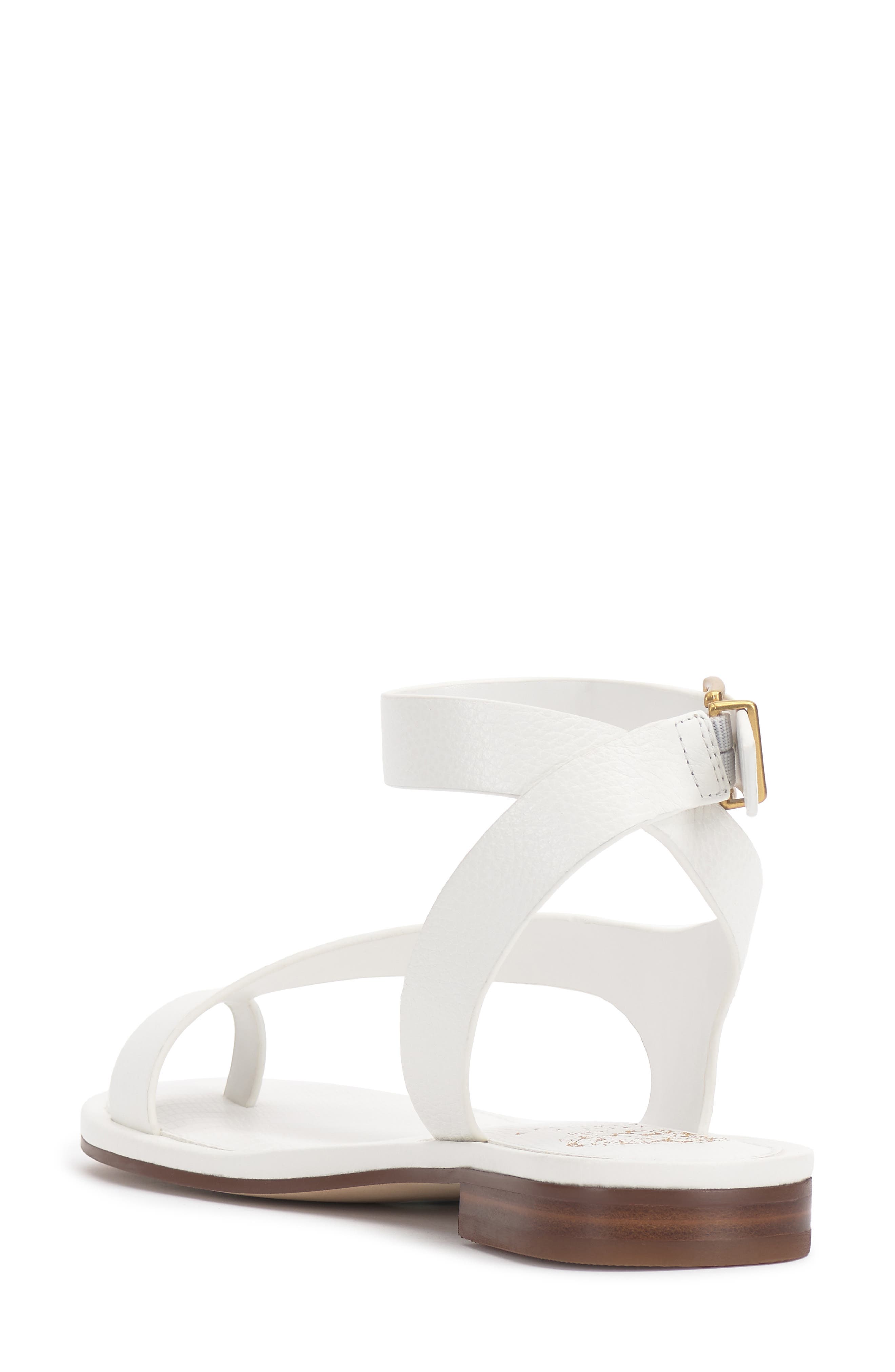 Vince Camuto Liba Ankle Strap Sandal, Alternate, color, Bianco