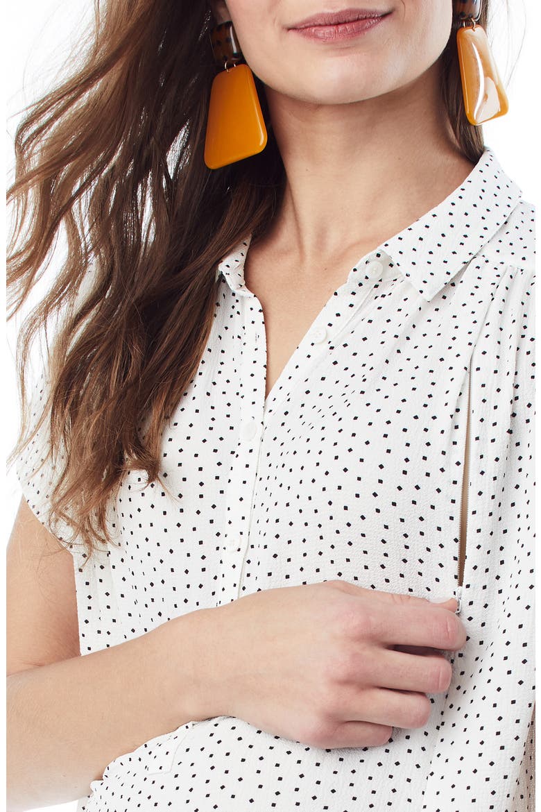 Shannon Maternity/Nursing Top, Alternate, color, WHITE POLKA