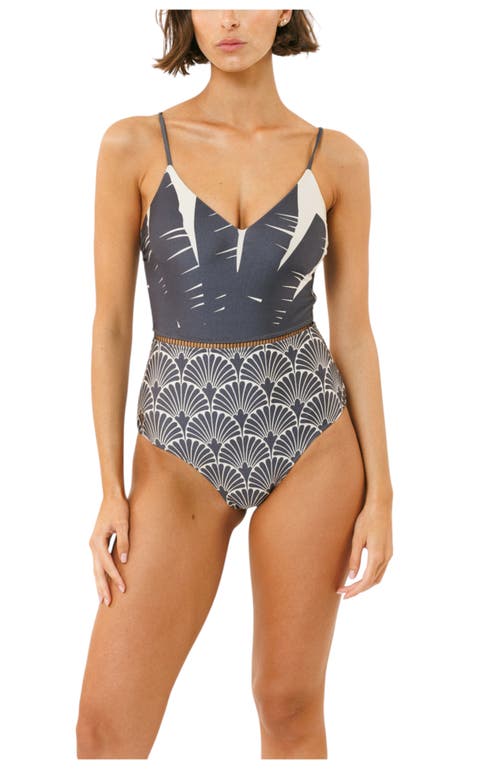 Biliblond Onepiece Arava Stripes In Blue