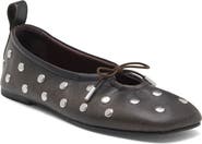 ALOHAS Rosalind Studded Leather Ballet Flat