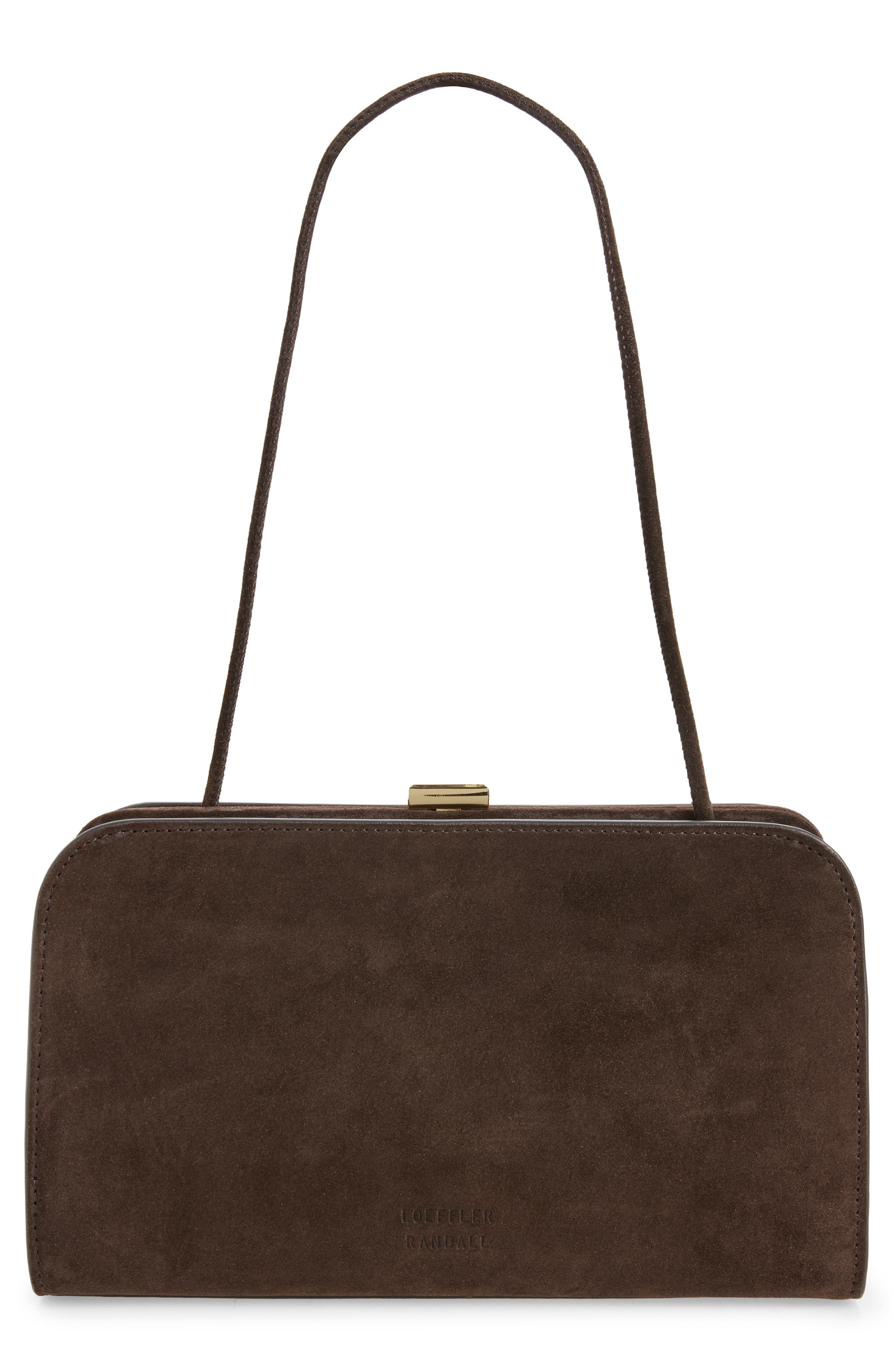 Zella Suede Leather Clutch, Alternate, color, TMORO