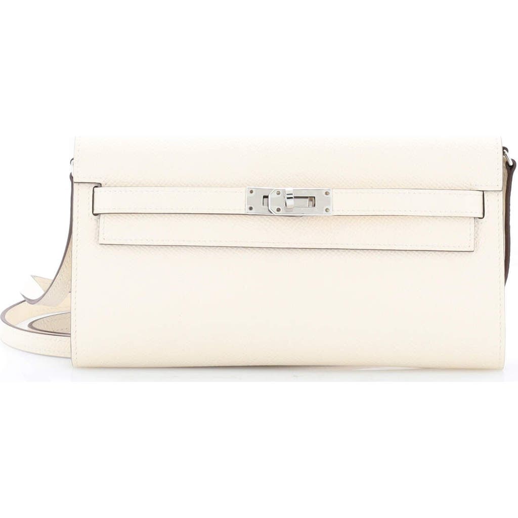 Pre-owned Hermes Hermes Kelly To Go Wallet Verso Epsom