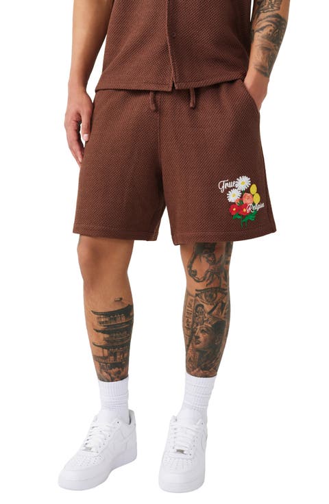 Bloom Knit Drawstring Shorts