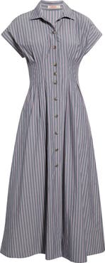 Marine Layer Arden Pima Cotton Midi Shirtdress