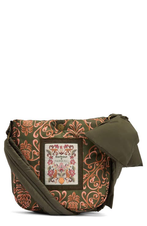 x FARM Rio Ana Clara Bow Crossbody Bag