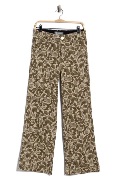 Print Wide Leg Pants (Petite)