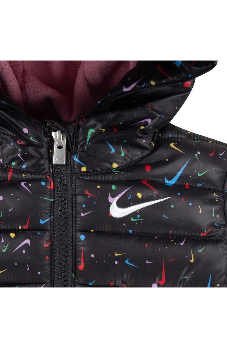 Nike Mid Weight Puffer Jacket, Alternate, color, Black Multi