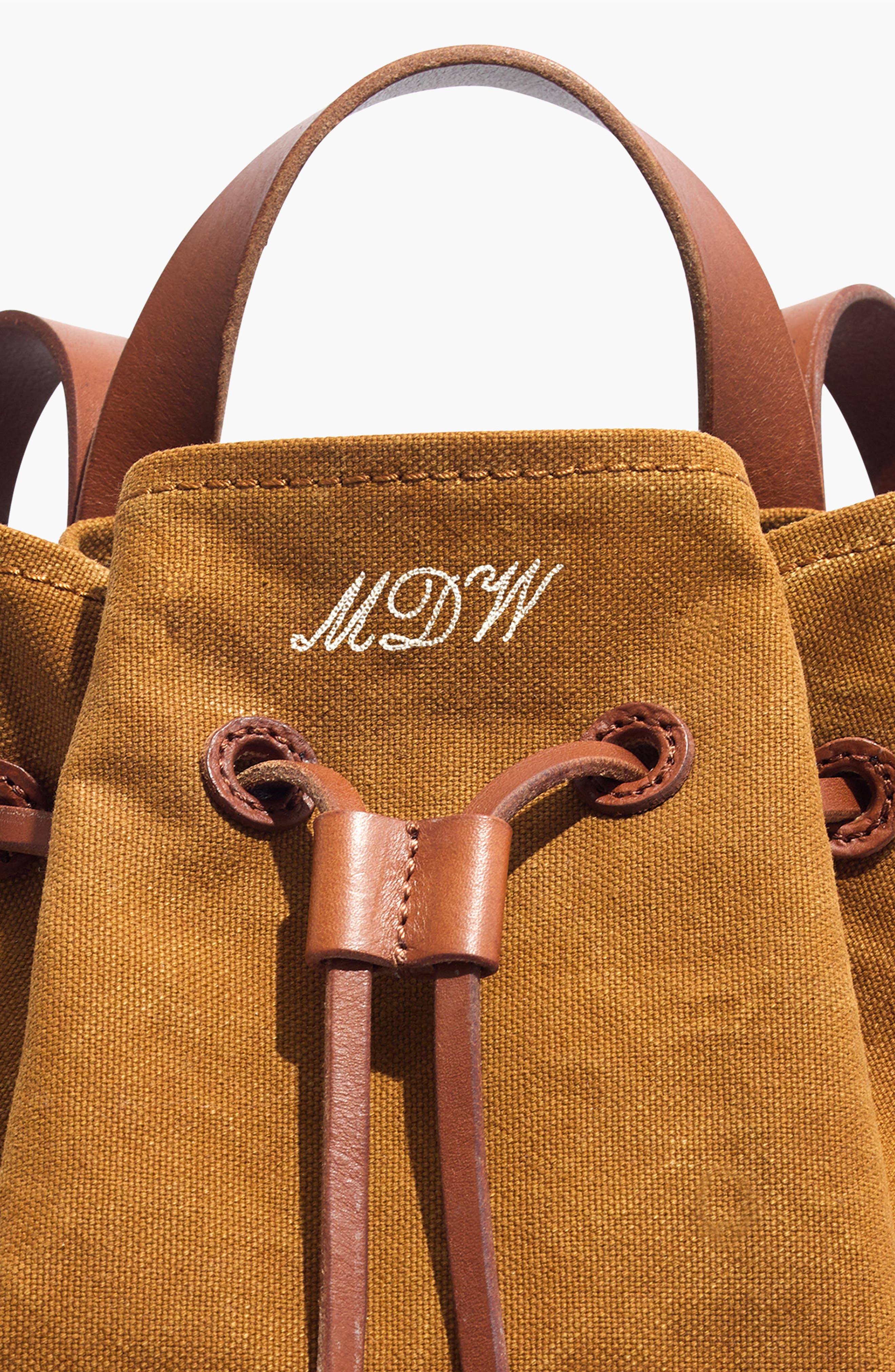 Madewell Somerset Canvas Backpack, Alternate, color, 