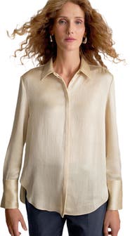 M.M.LaFleur Tatum Plisse Shirt