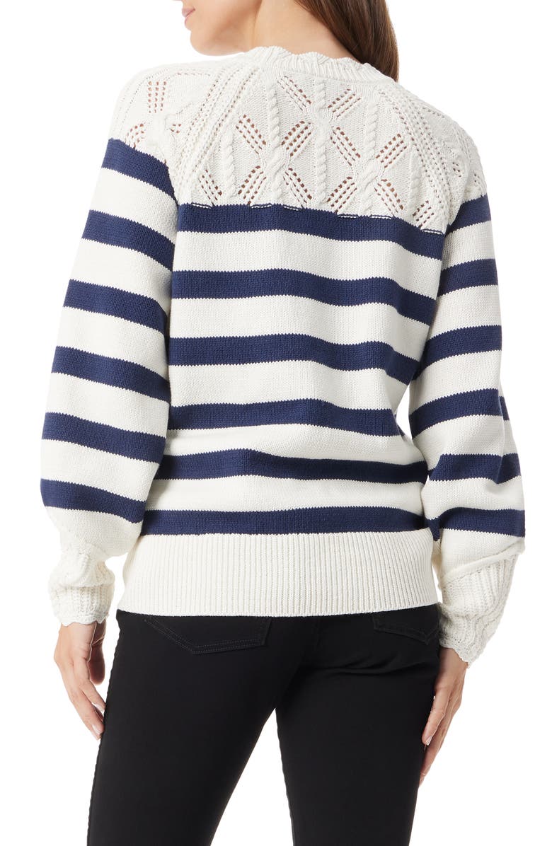 Sam Edelman Joy Stripe Sweater, Alternate, color,