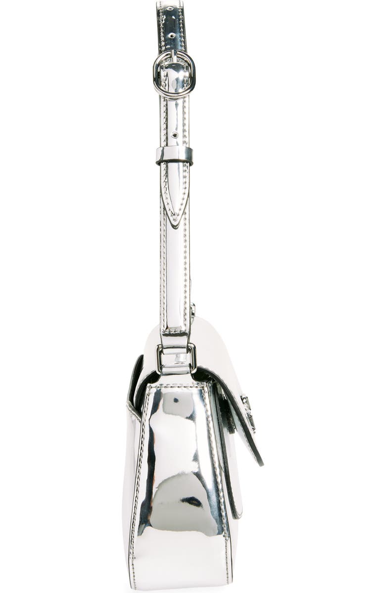 Sam Edelman Medium Loraine Metallic Leather Shoulder Bag, Alternate, color,