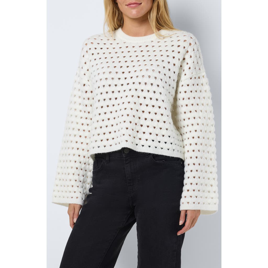 Noisy May Brandy Open Stitch Sweater