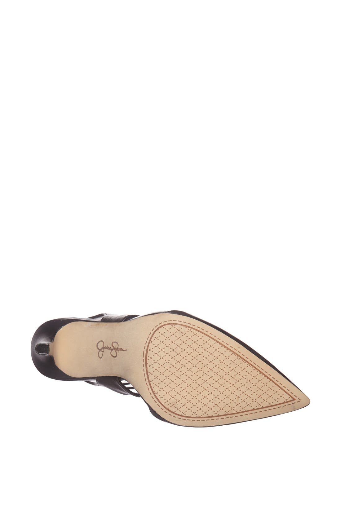 'Cecerre' Caged Pointy Toe Pump, Alternate, color, BLACK