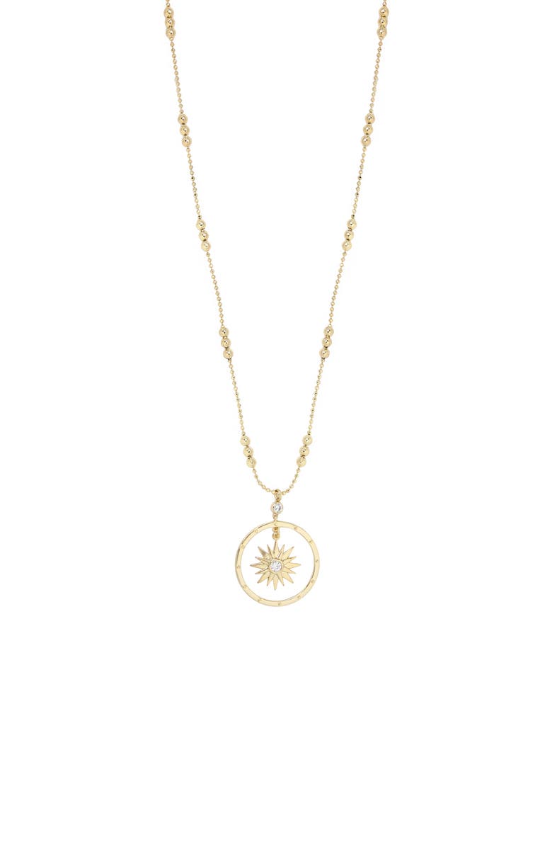 Ettika Long Starburst Pendant Necklace, Main, color, 