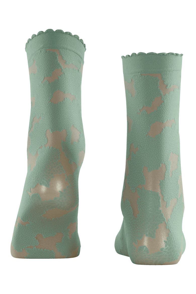 Hydrangea 20 Denier Dress Socks, Alternate, color, SAGE