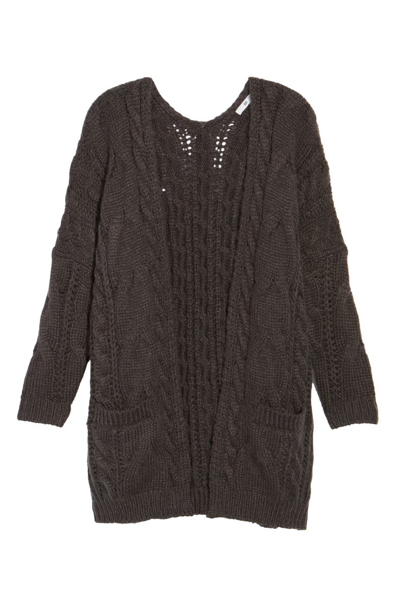 BP. Cable Knit Cardigan, Alternate, color, 