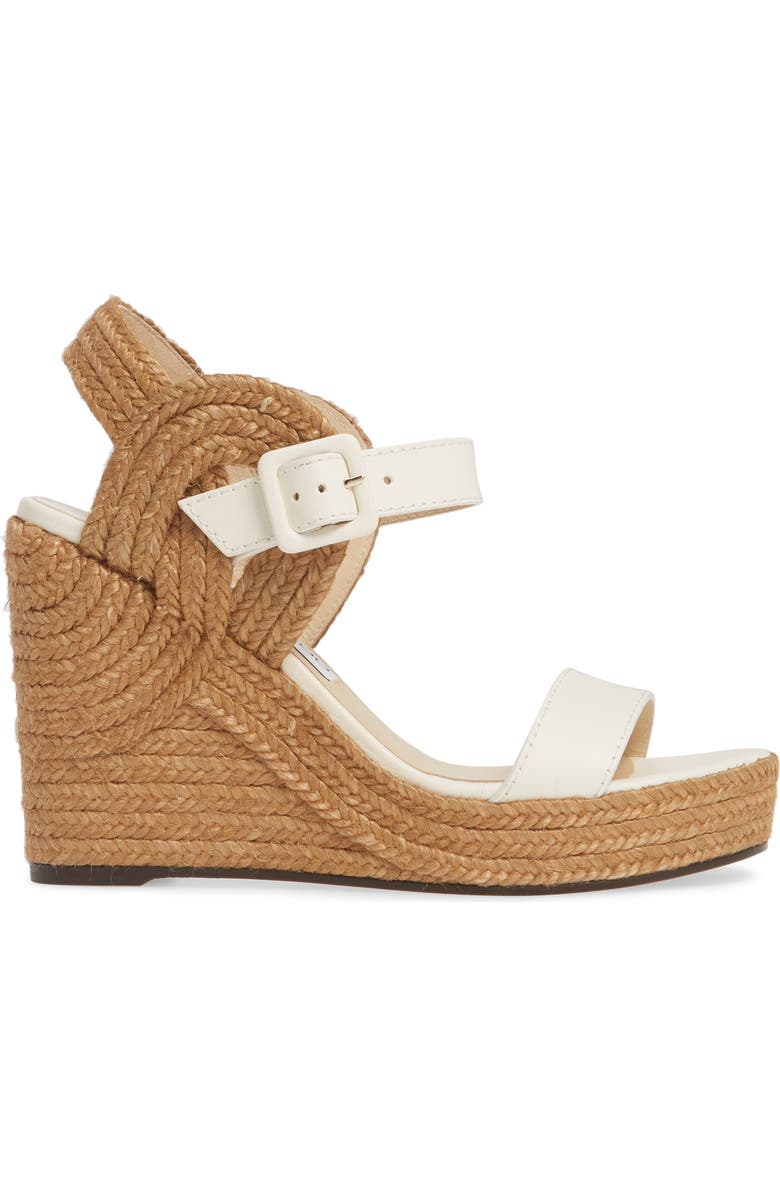 Jimmy Choo Delphi Braided Wedge Sandal, Alternate, color,