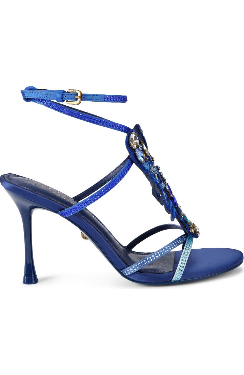 Kurt Geiger London Lobster Ankle Strap Satin Sandal, Main, color,