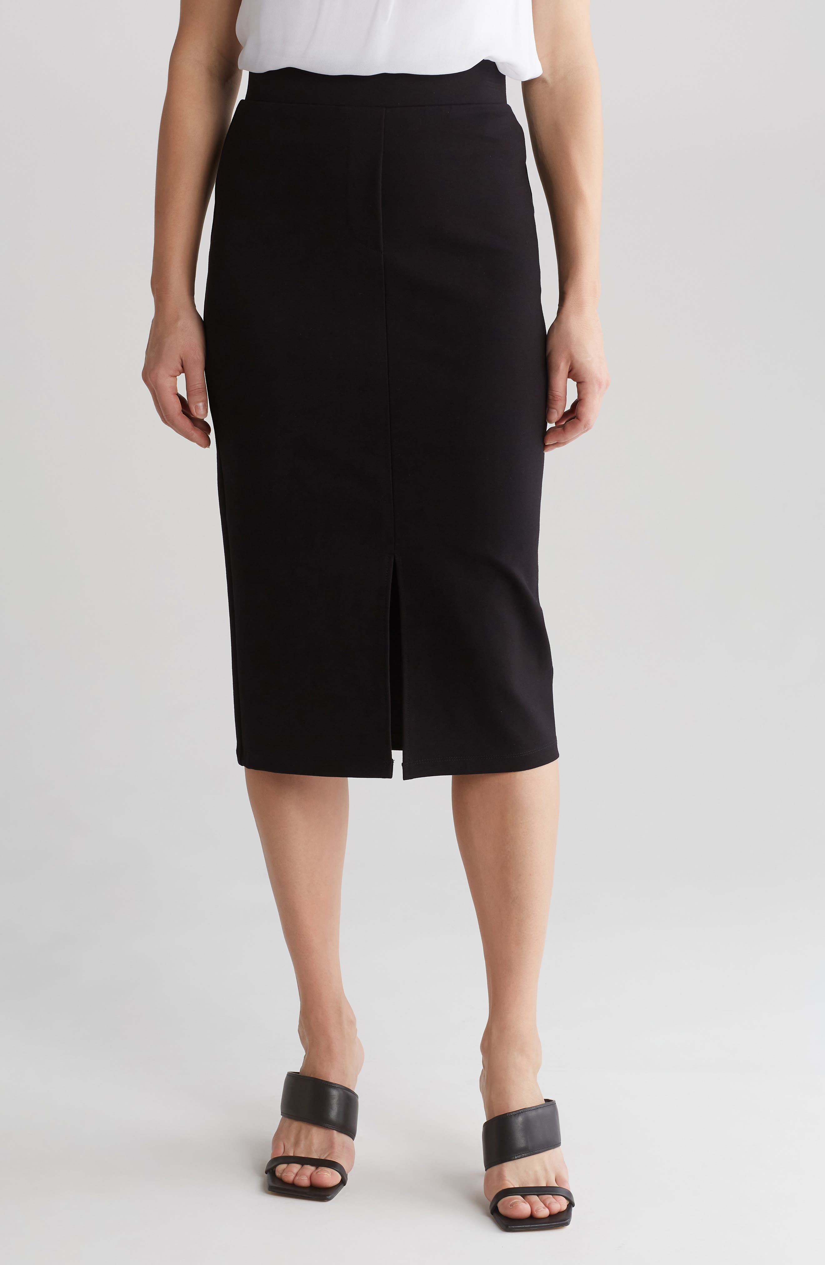 BY DESIGN Kim Ponte Pencil Skirt