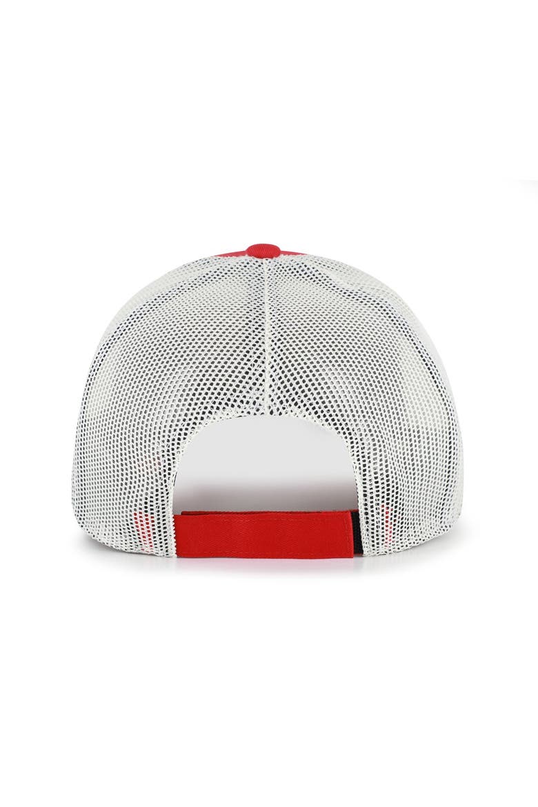Men's '47  Scarlet San Francisco 49ers  Headstone Trucker Adjustable Hat, Alternate, color, Scarlet