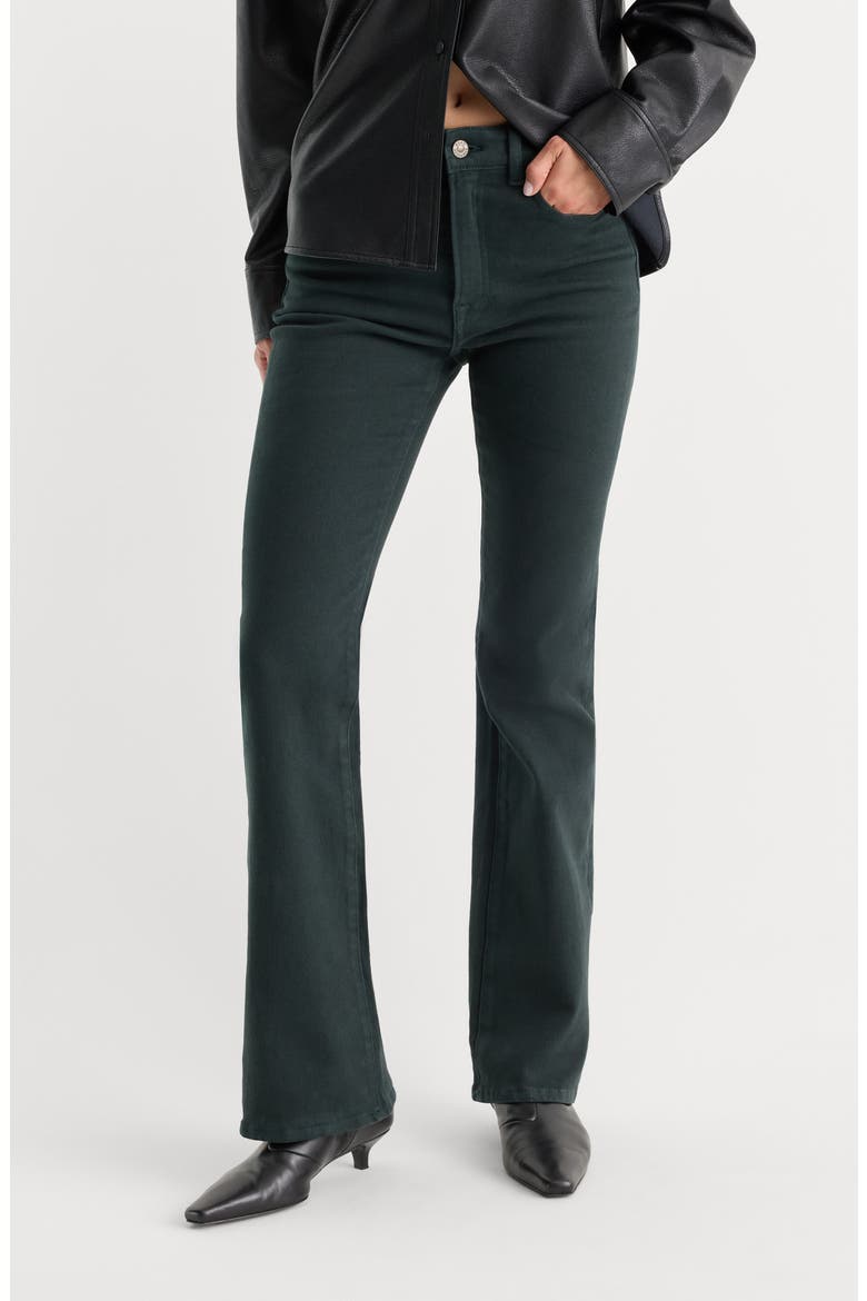 Good Classic High Waist Bootcut Jeans, Main, color, FOREST GREEN