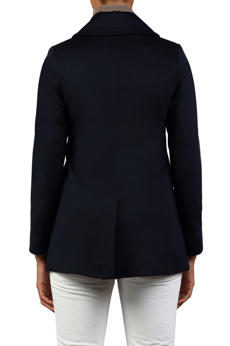 Eden Wool Peacoat, Alternate, color, MIDNIGHT