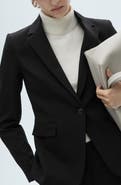 MANGO Fitted Suit Jacket