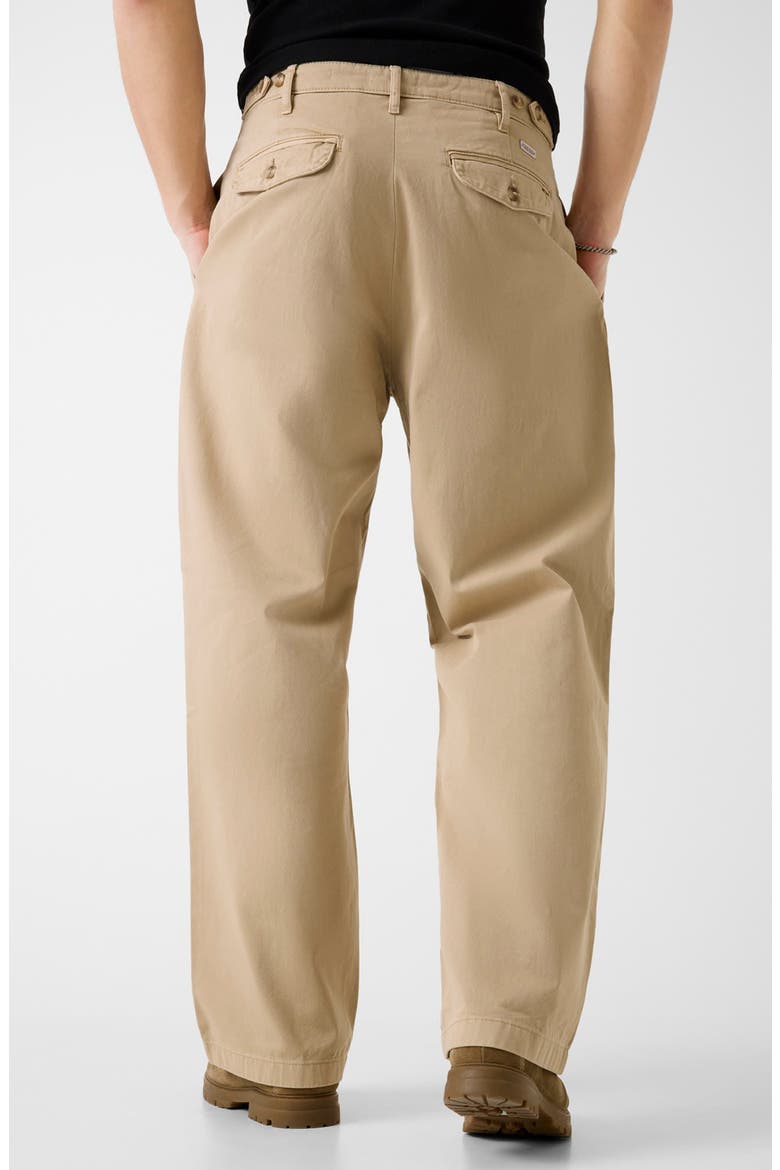 Pleated Baggy Jeans, Alternate, color, OPEN