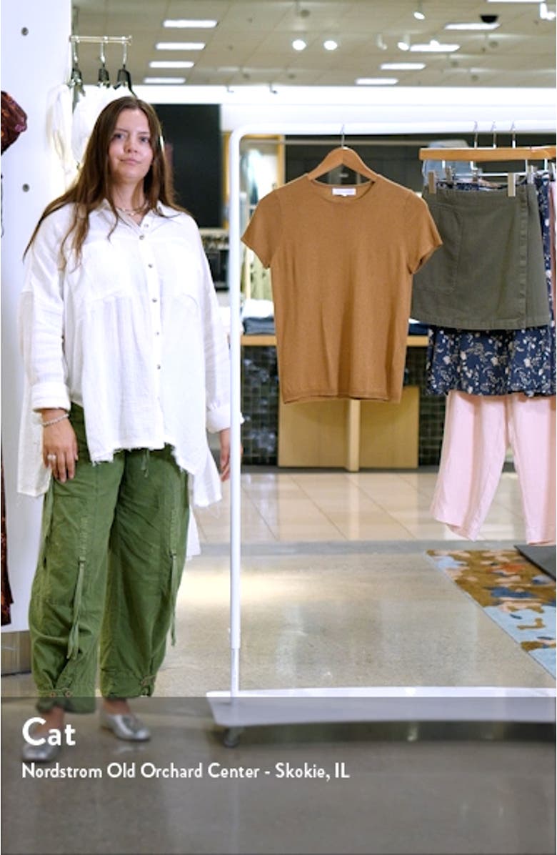 Short Sleeve Crewneck Sweater, sales video thumbnail