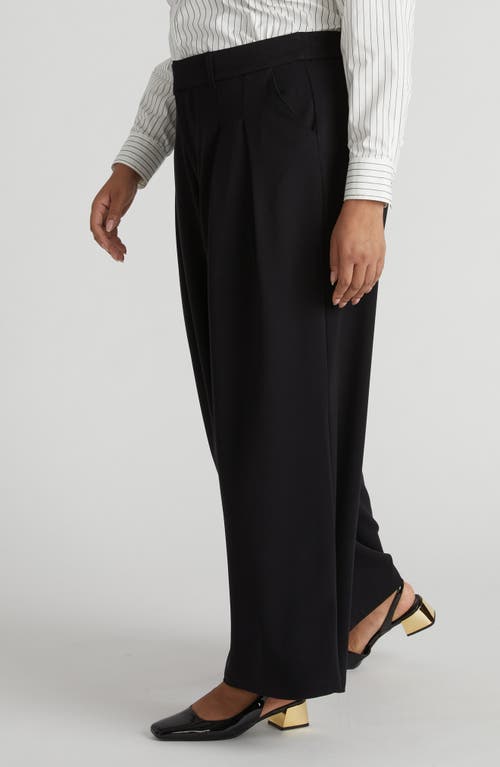 Universal Standard All Day Palais Wide Leg Pants In Black