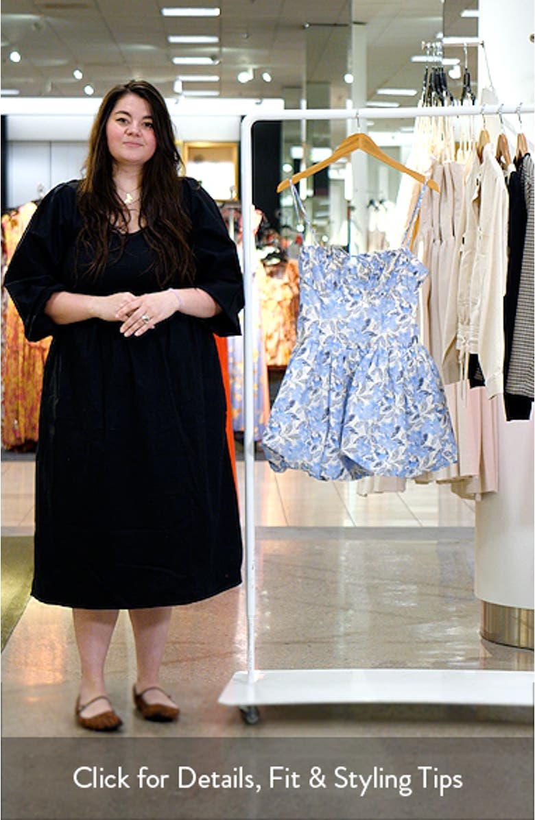 Larissa Floral Print Minidress, sales video thumbnail