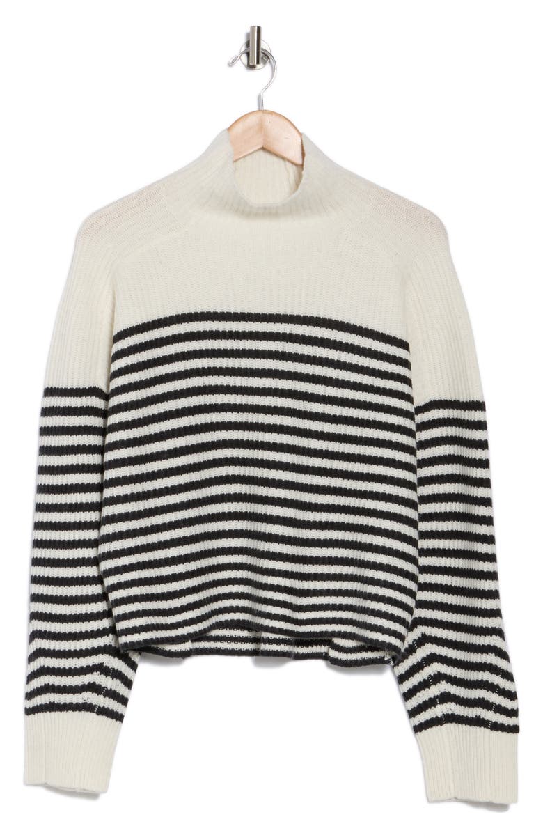 rag & bone Taavi Striped Wool & Cashmere Blend Sweater, Alternate, color, Ivory Multi