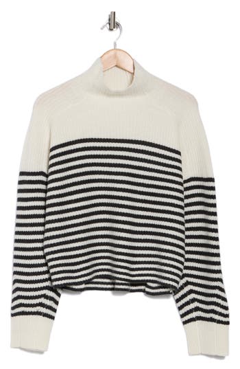 Rag & Bone Taavi Striped Wool & Cashmere Blend Sweater In Ivory Multi