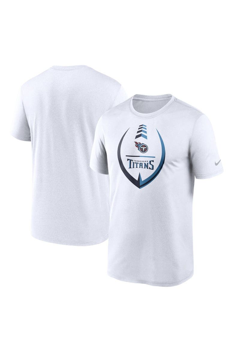 Men's Nike White Tennessee Titans Icon Legend Performance T-Shirt, Main, color, White