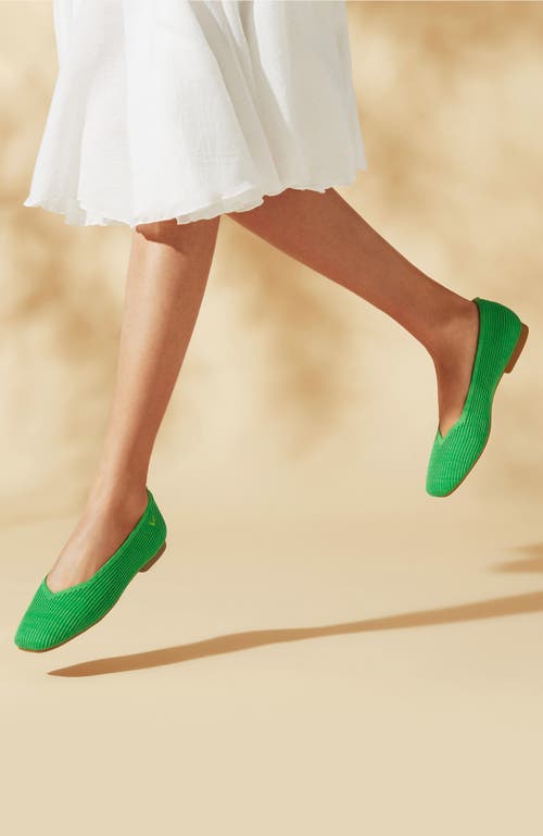 Vivaia Square-toe V-cut Flats