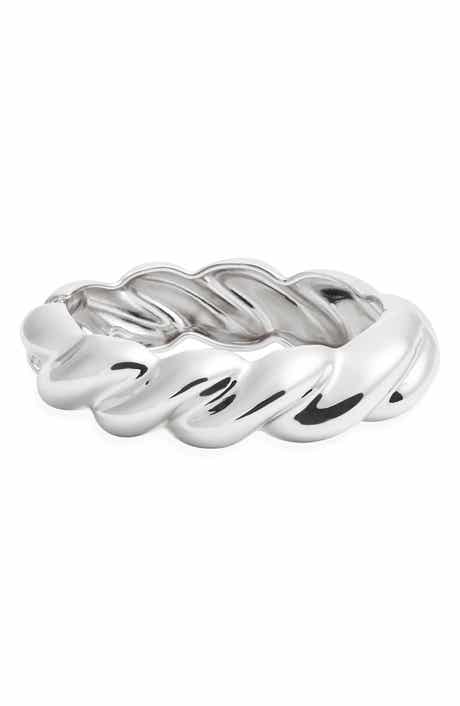 Nordstrom Chunky Twist Hinge Cuff Bracelet