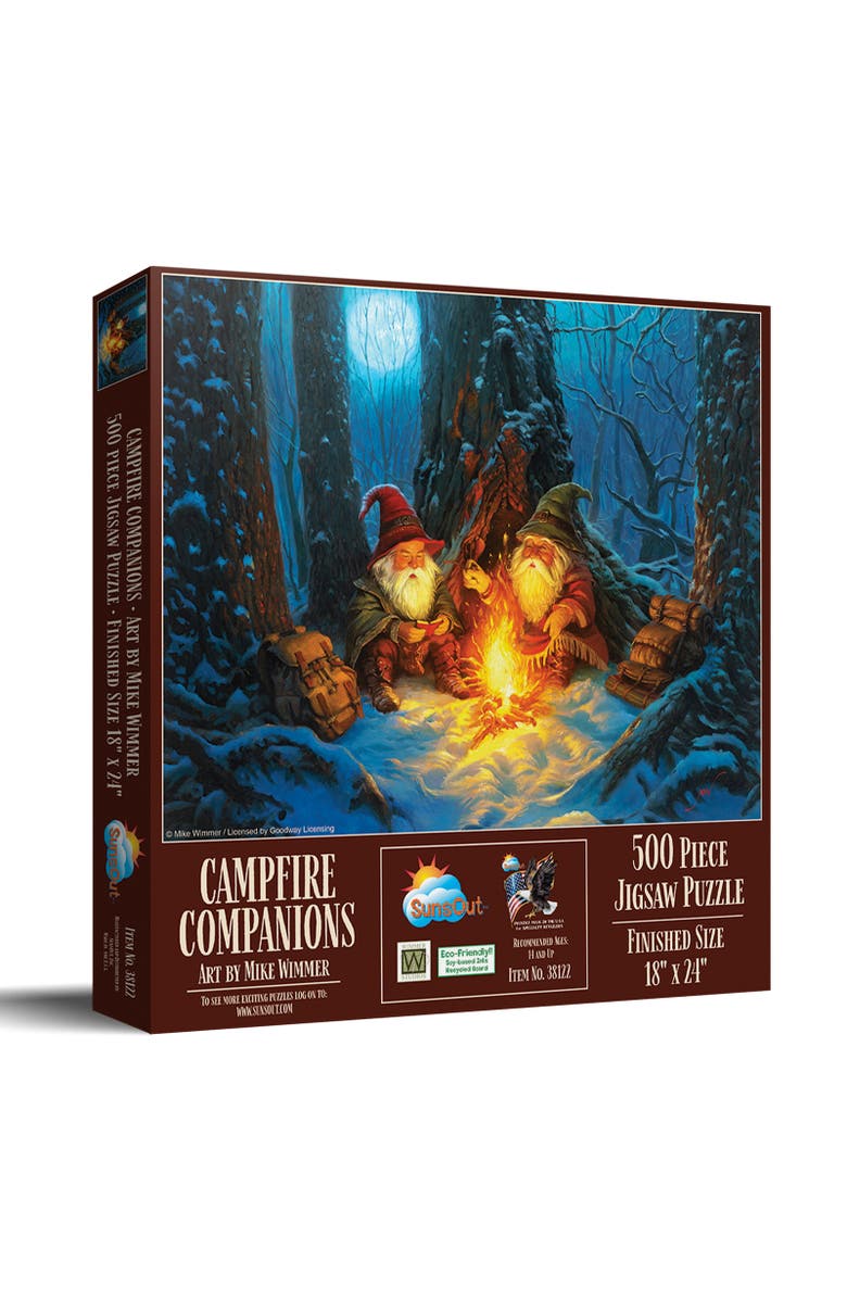Sunsout Campfire Companions 500 piece Jigsaw Puzzle for Adults, Main, color, Multicolor