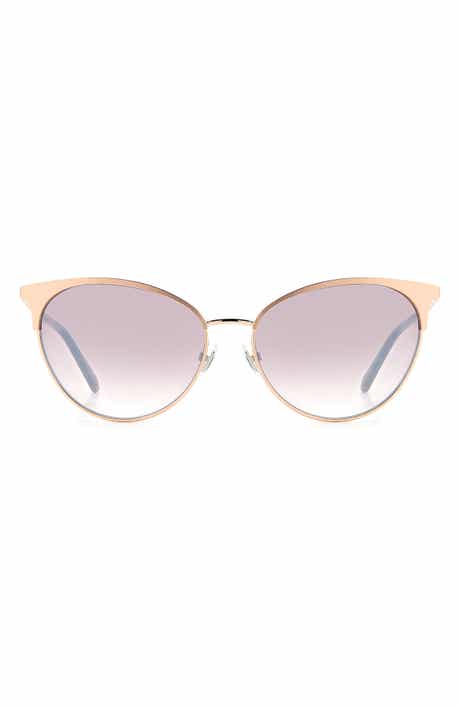 Fossil 55mm Gradient Cat Eye Sunglasses