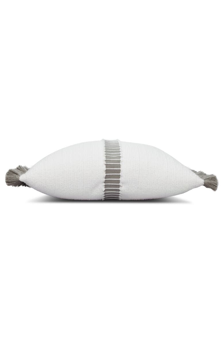 Elaine Smith Deluxe Boucle Textured Indoor & Outdoor Woven Accent Pillow, Alternate, color, Cloud