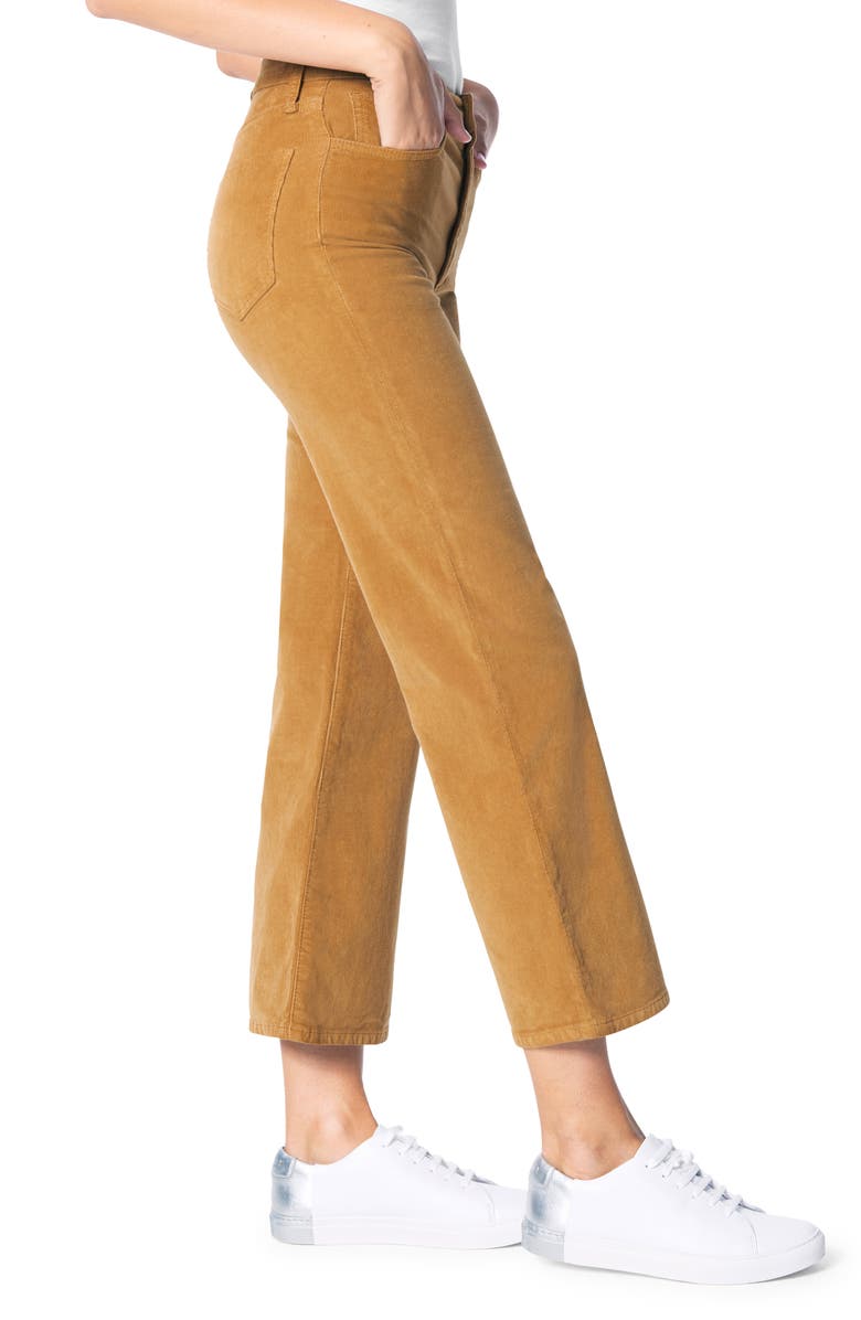 Joe's The Blake High Waist Crop Wide Leg Corduroy Jeans, Alternate, color,