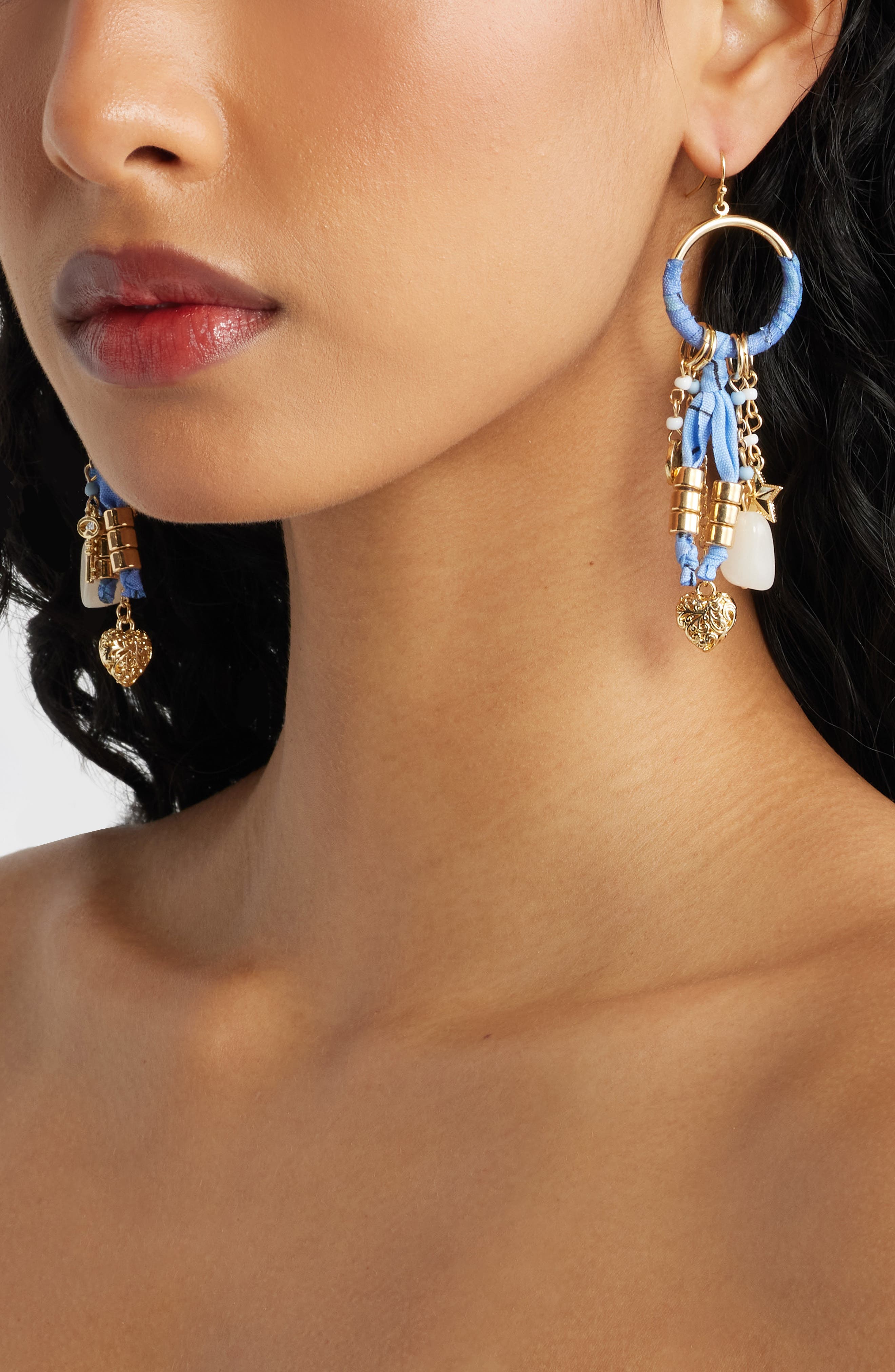 BP. Bandana Charm Drop Earrings (Women) | Nordstromrack