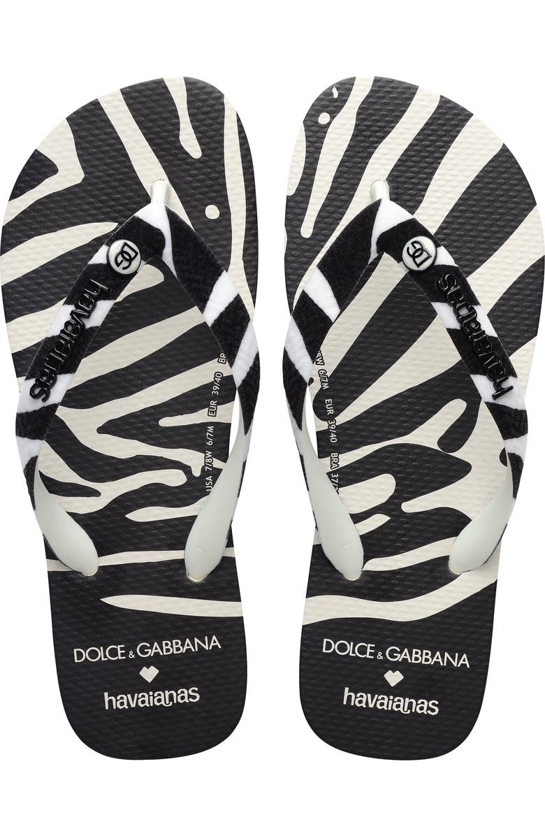 Havaianas x Dolce & Gabbana Flip Flop, Alternate, color,
