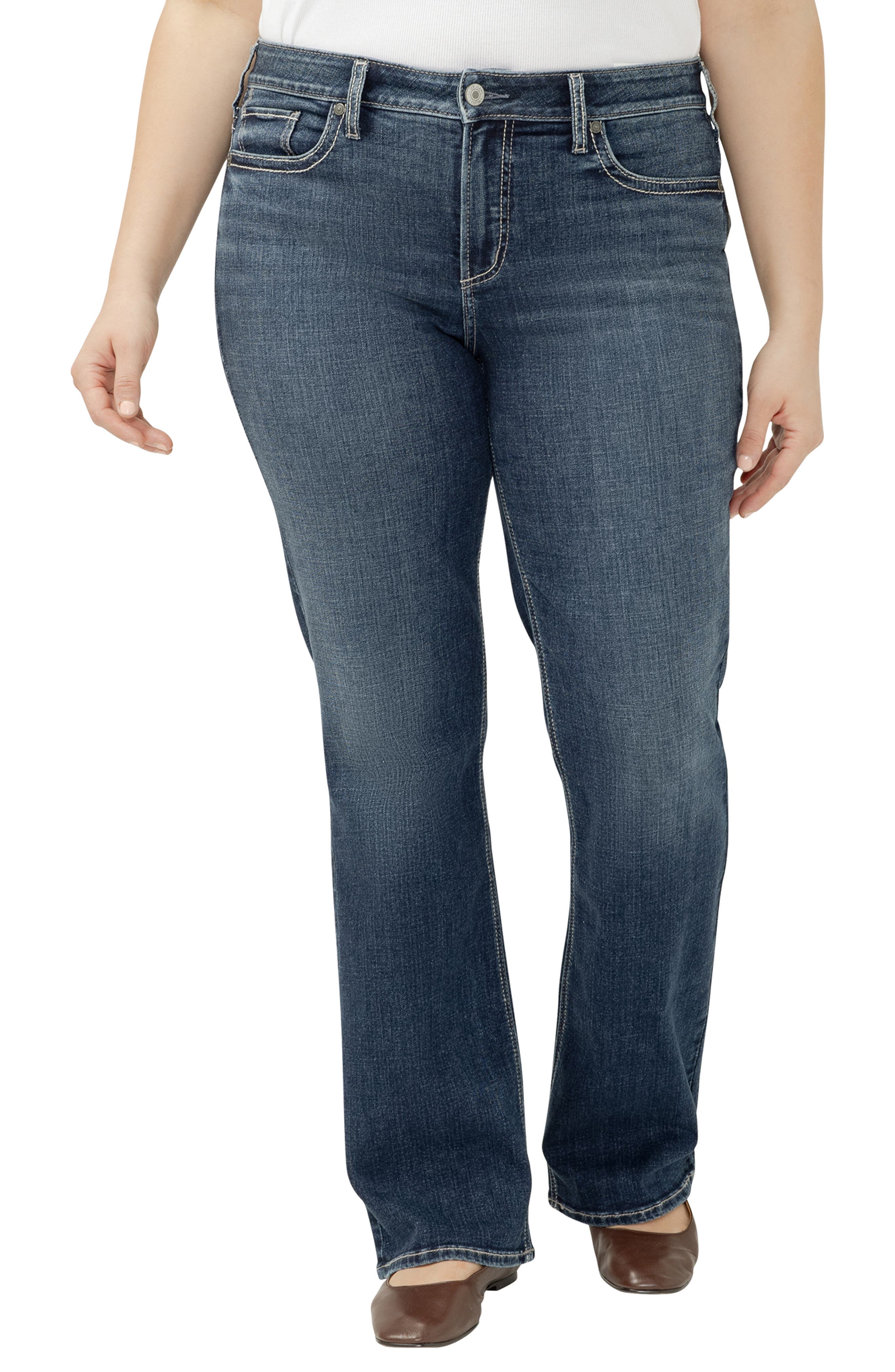 Suki Curvy Mid Rise Bootcut Jeans